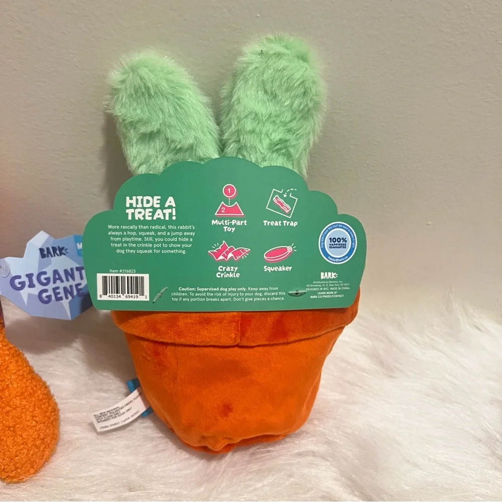 BARK: Squeaky Dog Toys (Lot4)